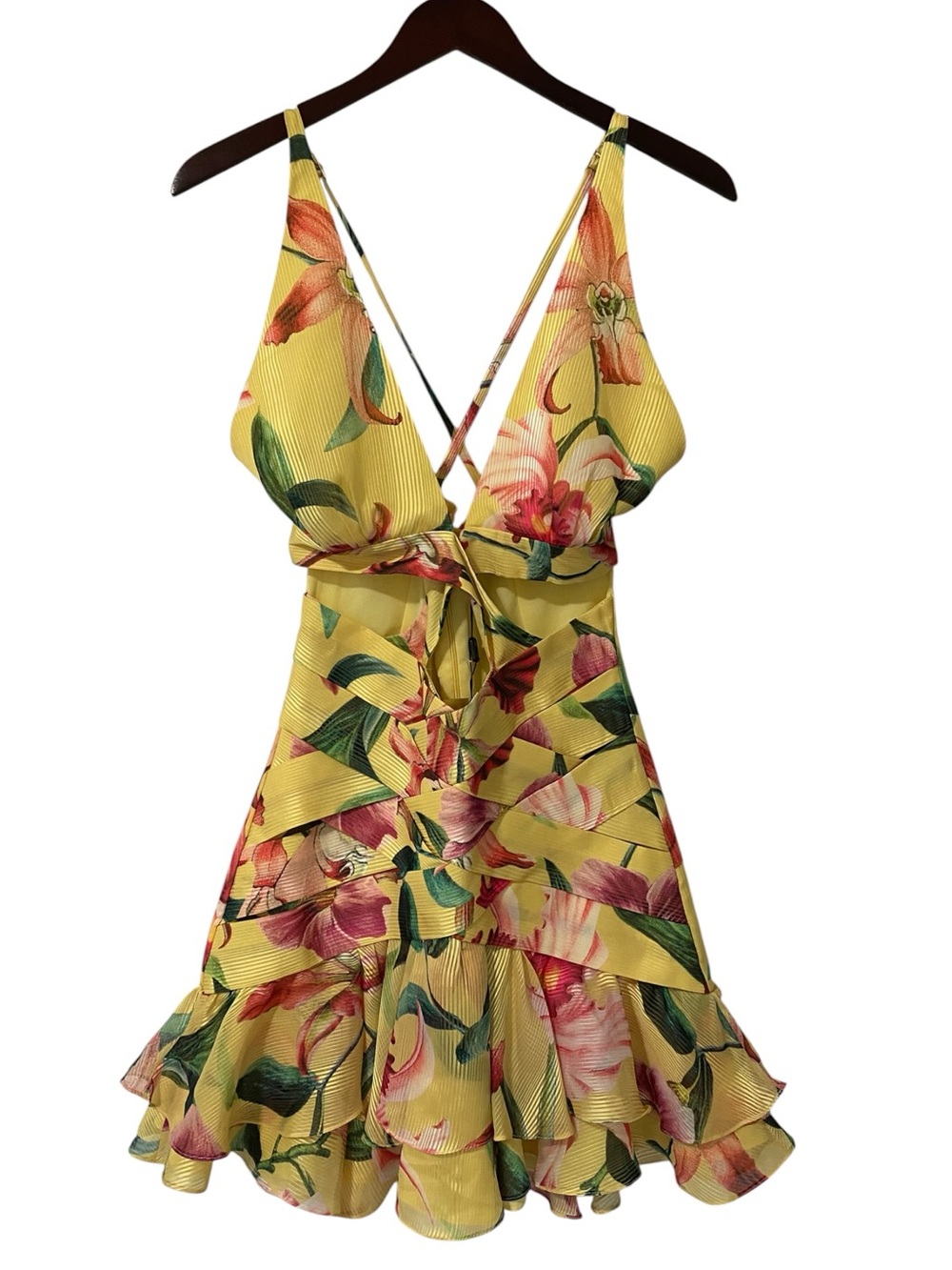 NWT PatBO Laelia Cross Front Dress Size 4 - Picture 7 of 11